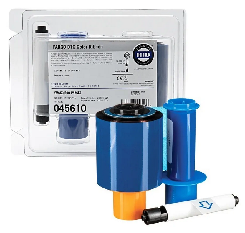 Ribbon  EZ Color YMCKO-K 250 Imp p/ DTC1000 Dual y DTC1250 Dual Fargo