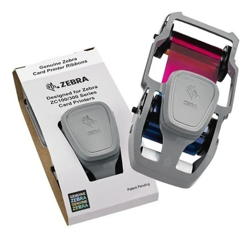 CINTA COLOR 5 PANEL YMCKO de 200 IMAGENES P/ZC300 Y ZC100 ZEBRA