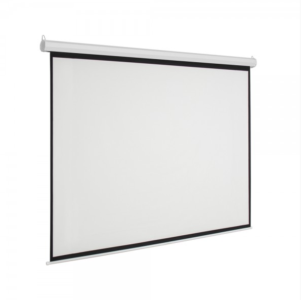 Pantalla Manual 167″ Diagonal/ Formato 1:1 (120”X120”)/(3.05 Mts. X 3.05 Mts.) PM120120RL Pantalla Manual 167″ Diagonal/ Formato 1:1 (120”X120”)/(3.05 Mts. X 3.05 Mts.) PM120120RL