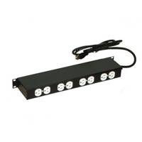 BARRA DE 6 CONTACTOS NORTH SYSTEM HORIZONTAL CON SWITCH TERMOMAGNETICO