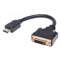 CABLE HDMI,MANHATTAN,354592, – DVI-D M-H 20CM