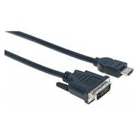 CABLE HDMI,MANHATTAN,372510, – DVI-D M-M 3.0M