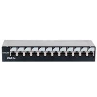 PANEL PARCHEO,INTELLINET,720618, CAT 5E, 12 PTOS ESCRITORIO C/BLOQUEO