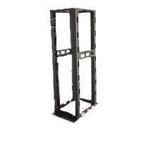 RACK NORTH SYSTEM 45 U.R. 4 POSTES 19 O 23 PULGADAS ACERO NEGRO TEXTUR