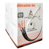 BOBINA DE CABLE CONDUMEX CAT5E UTP ULTRACAT CM 100% COBRE 24 AWG 305 M