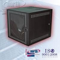 GABINETE NORTH SYSTEM MONTAJE EN PARED 9 U.R. S/E SIN EQUIPO NEGRO TEX
