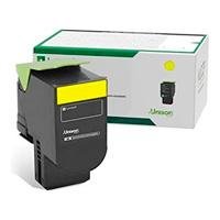 TONER LASER LEXMARK COLOR AMARILLO RENDIMIENTO ESTANDAR, NP 78C40Y0, H