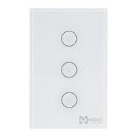 APAGADOR INTELIGENTE DE PARED / MIRATI / WIFI 2.4GHZ / 3 APAGADOR TOUC