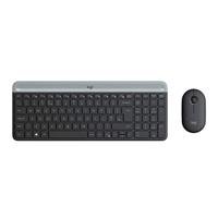 TECLADO/MOUSE LOGITECH MK470 ULTRA DELGADO NEGRO INALAMBRICO USB PC/WI