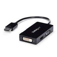ADAPTADOR DE VIDEO DISPLAYPORT A VGA DVI O HDMI – CONVERTIDOR A/V 3 EN