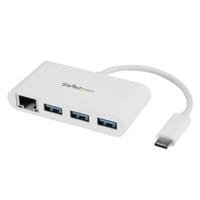 HUB USB 3.0 DE 3 PUERTOS CON USB-C Y ETHERNET GIGABIT – CONCENTRADOR D