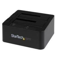 BASE DOCKING STATION USB 3.0 CON UASP DE 2 BAHIAS PARA DISCO DURO O SS