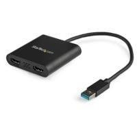 ADAPTADOR DE VIDEO EXTERNO – TARJETA DE VIDEO EXTERNA USB 3.0 A 2 PUER