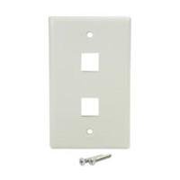 PLACA DE PARED DE 2 SALIDAS RJ45 – COLOR BLANCO – STARTECH MOD. PLATE2