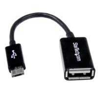 CABLE ADAPTADOR DE 12CM MICRO USB MACHO A USB A HEMBRA OTG PARA TABLET