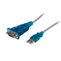 CABLE ADAPTADOR DE 43CM USB-A A SERIE RS232 DE 1 PUERTO SERIAL DB9 – M
