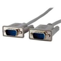 CABLE VGA DE VIDEO 1.8M PARA PANTALLA – HD15 MACHO A MACHO – GRIS – ST