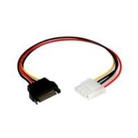 CABLE ADAPTADOR DE 30CM CONVERTIDOR DE 4 PINES A SATA – HEMBRA LP4 A M