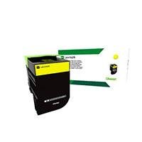 TONER LASER LEXMARK COLOR AMARILLO EXTRA ALTO RENDIMIENTO, NP 78C4XY0,