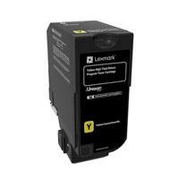 TONER LASER LEXMARK COLOR AMARILLO ALTO RENDIMIENTO,NP 74C4HY0, HASTA