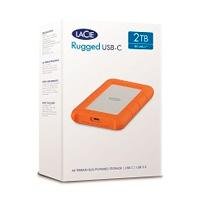 DISCO DURO EXTERNO LACIE RUGGED USB-C 2TB 2.5 PORTATIL USB 3.1 NARANJA