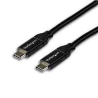 CABLE USB-C DE 2M A USB-C CON CAPACIDAD PARA ENTREGA DE ALIMENTACION D