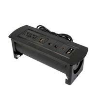 CAJA CONEXION,MANHATTAN,164856, ENCHUFE/USB/HDMI/VGA/RED, PARA MESA