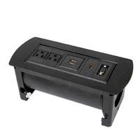 CAJA CONEXION,MANHATTAN,164832, ENCHUFE/USB/HDMI/VGA, PARA MESA