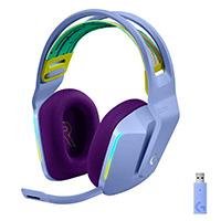 AUDIFONOS GAMING LOGITECH G733 LIGHTSPEED RGB INALAMBRICO RECARGABLE H
