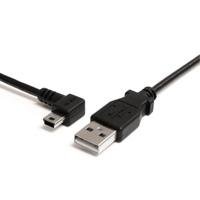 CABLE DE 91CM USB 2.0 ACODADO A LA IZQUIERDA MINI B – CABLE ADAPTADOR