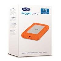 DISCO DURO EXTERNO LACIE RUGGED USB-C 4TB 2.5 PORTATIL USB 3.1 NARANJA