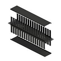 ORGANIZADOR DE CABLES NORTH SYSTEM 2 U.R. DOBLE HORIZONTAL 19 PULGADAS