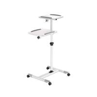 SOPORTE PROYECTOR,MANHATTAN,461726, TIPO CARRO 10KG, DOS BANDEJAS PARA