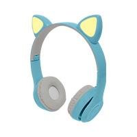 AUDIFONOS DIADEMA BLUETOOTH PARA NINOS PERFECT CHOICE CATTO – AZUL