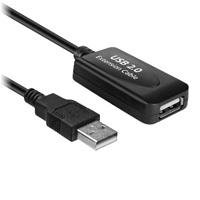 CABLE EXTENSION ACTIVA BROBOTIX USB 2.0, 5 MTS, MACHO-HEMBRA, ENCADENA