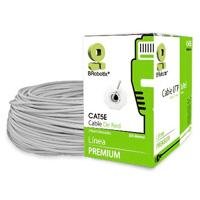 BOBINA BROBOTIX CAT5E UTP CCA 305MTS GRIS