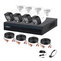 KIT DE 4 CANALES FULL COLOR DE 2 MP DVR COOPER-I WIZSENSE CON IA H.265