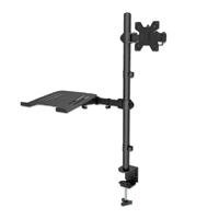 SOPORTE COMBINADO,MANHATTAN,462136, DE ESCRITORIO PARA LAPTOP Y MONITO