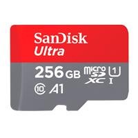 MEMORIA SANDISK MICRO SDXC 256GB ULTRA 150MB/S CLASE 10 C/ADAPTADOR SD