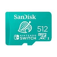 MEMORIA SANDISK MICRO SDXC 512GB NINTENDO SWITCH 100MB/S 4K U3 V30 SDS