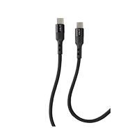 CABLE ACTECK LINX PLUS CC420  USB C A USB C  1.8 M  CARGA RAPIDA  NEGR