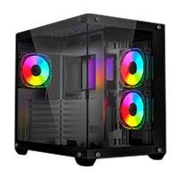 GABINETE OCELOT GAMING A-CUBE 1  MID TOWER  ATX, M-ATX, ITX  PANEL LAT