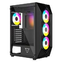 GABINETE OCELOT GAMING POLYGON-E5  MID TOWER  ATX, M-ATX, ITX  PANEL L