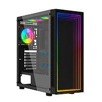 GABINETE OCELOT GAMING PORTAL-M4  MID TOWER  ATX, M-ATX, ITX  PANEL LA