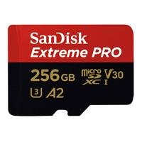 MEMORIA SANDISK MICRO SDXC 256GB EXTREME PRO 200MB/S 4K CLASE 10 A2 V3