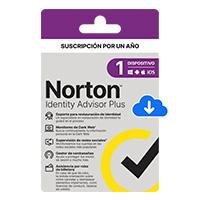 ESD NORTON IDENTITY ADVISOR PLUS 1 DISPOSITIVO  1 AÑO  DESCARGA DIGITA