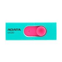MEMORIA ADATA 32GB USB 2.0 UV220 RETRACTIL AZUL-ROSA (AUV220-32G-RGNPK