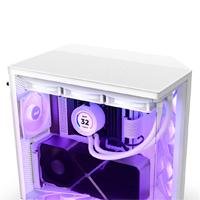 GABINETE NZXT H6 FLOW RGB VIDRIO TEMPLADO/BLANCO/ATX, MICRO-ATX, MINI-