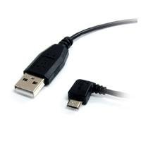 CABLE STARTECH DE 1.8M USB A MICRO USB – USB 2.0 A A MICRO B ACODADO E