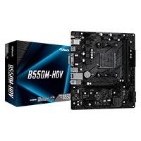 MB ASROCK B550M HDV AMD AM4/64 GB DDR4 4733+(OC)/1 PCIE 4.0 X 16/1 PCI